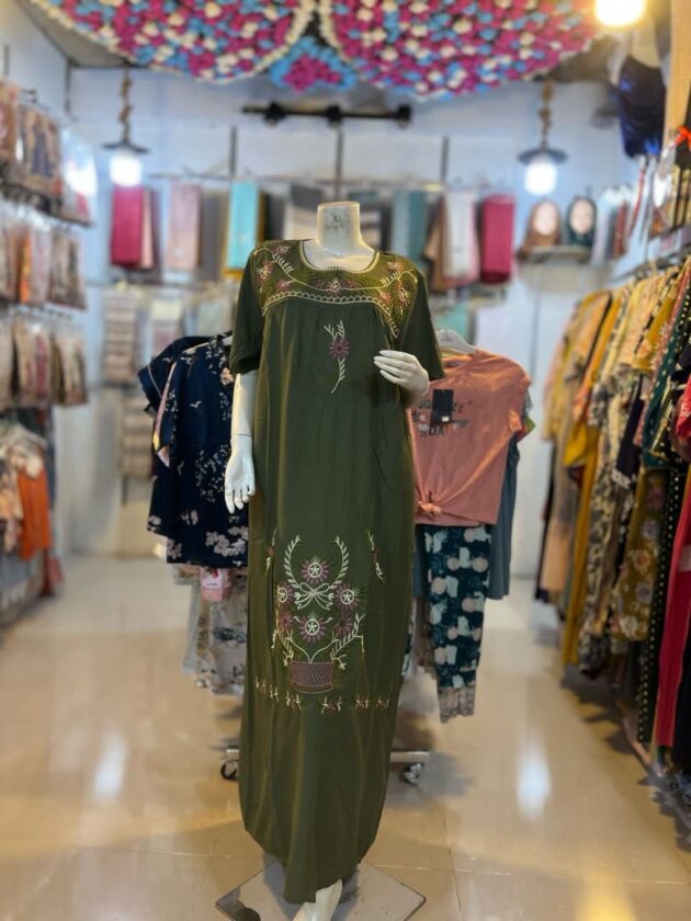 جلابية نسائي تطريز