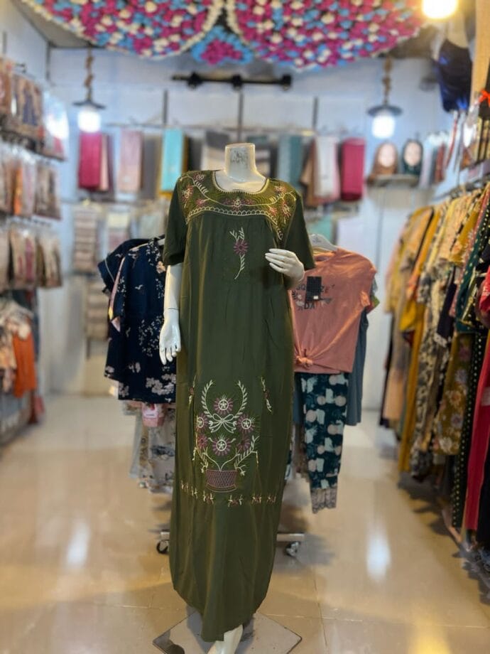 جلابية نسائي تطريز