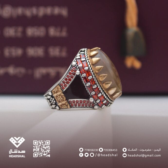 ⁦خواتم فضة عقيق يماني⁩ - الصورة ⁦11⁩