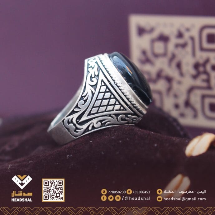 ⁦خواتم فضة عقيق يماني⁩ - الصورة ⁦8⁩