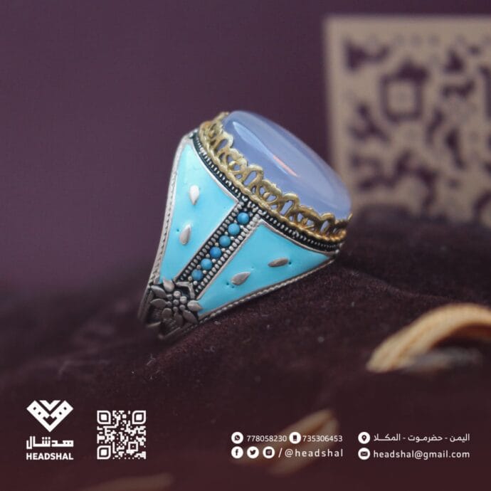⁦خواتم فضة عقيق يماني⁩ - الصورة ⁦17⁩