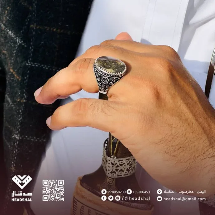 ⁦خواتم فضة عقيق يماني⁩ - الصورة ⁦16⁩