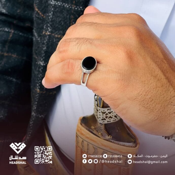 ⁦خواتم فضة عقيق يماني⁩ - الصورة ⁦13⁩