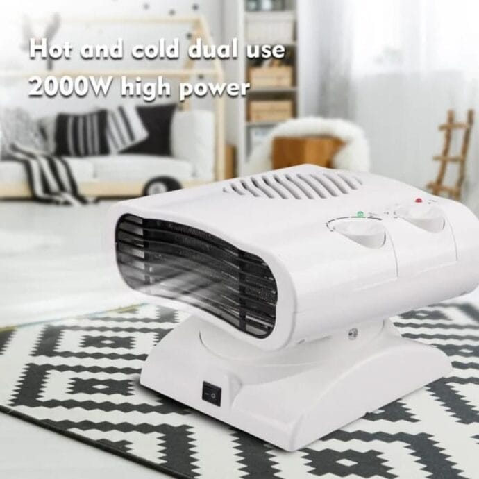 ⁦دفايا المروحة DENX DX2602 بقوة 2000 واط⁩ - الصورة ⁦7⁩