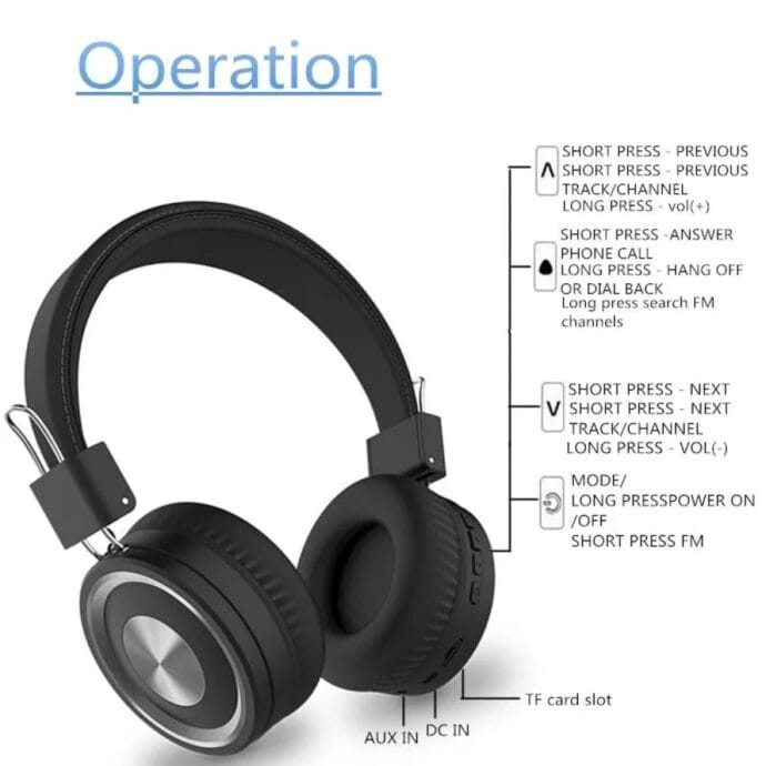 ⁦سماعة الرأس اللاسلكية Sodo Bluetooth 1002⁩ - الصورة ⁦7⁩