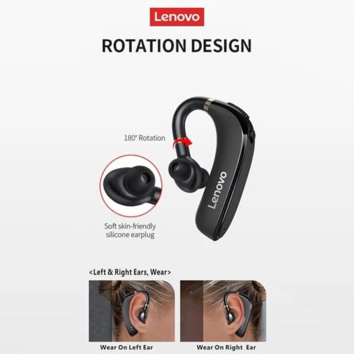 ⁦سماعة Lenovo HX106 Business Bluetooth Headset⁩ - الصورة ⁦3⁩