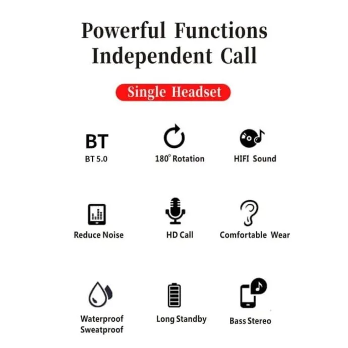 ⁦سماعة Lenovo HX106 Business Bluetooth Headset⁩ - الصورة ⁦8⁩