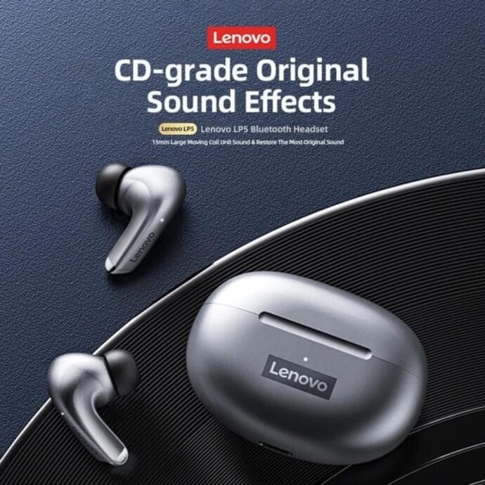 ⁦سماعة " Lenovo thinkplus livepods LP5 " اللاسلكية⁩ - الصورة ⁦8⁩